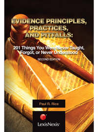 Cover image: Evidence Principles 2nd edition 9781422495971