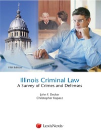 Cover image: Illinois Criminal Law Student Edition 5th edition 9780769852843