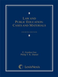 Cover image: Law and Public Education: Cases and Materials 4th edition 9781422421758