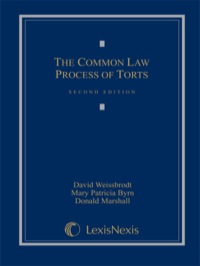 Cover image: The Common Law Process of Torts (2012) 2nd edition 9780769849140