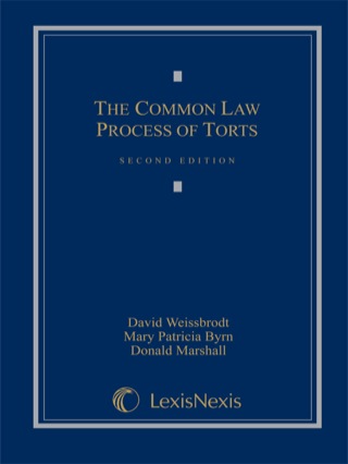 Cover image: The Common Law Process of Torts (2012) 2nd edition 9780769849140