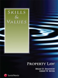 Cover image: Skills & Values: Property Law 9781422480472