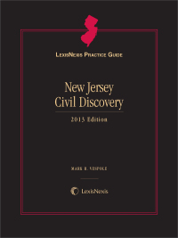 Cover image: LexisNexis Practice Guide New Jersey Civil Discovery 2013 Edition 9780769862552