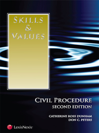 Cover image: Skills & Values: Civil Procedure 2nd edition 9780769854960