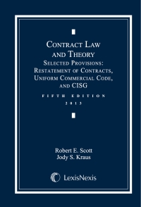 Cover image: Contract Law and Theory Document Supplement 5th edition 9780769848952