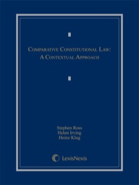 Cover image: Comparative Constitutional Law: A Contextual Approach 9780769866499