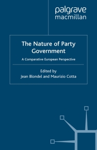Cover image: The Nature of Party Government 9780333681992