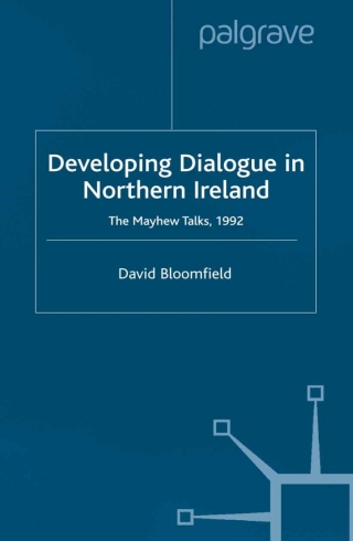 Imagen de portada: Developing Dialogue in Northern Ireland 9781349424375