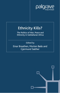 Imagen de portada: Ethnicity Kills? 1st edition 9780333977354