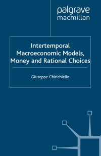 Imagen de portada: Intertemporal Macroeconomic Models, Money and Regional Choice 9781349417780