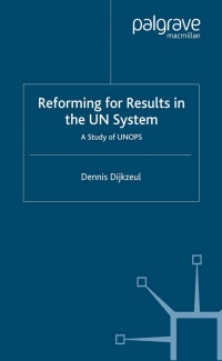 Imagen de portada: Reform for Result in the UN System 9780333912492