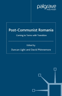 Cover image: Post-Communist Romania 1st edition 9780333791875