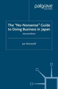 Cover image: The 'No-Nonsense' Guide to Doing Business in Japan 2nd edition 9780333804377