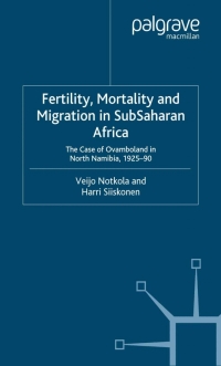 Cover image: Fertility, Mortality and Migration in SubSaharan Africa 9780333777220
