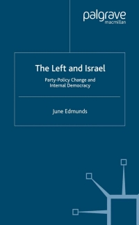 Cover image: The Left and Israel 9780333738634