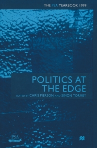 Cover image: Politics at the Edge 1st edition 9780333779033