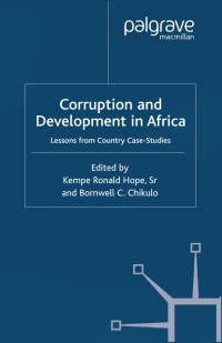 Imagen de portada: Corruption and Development in Africa 1st edition 9780333770894