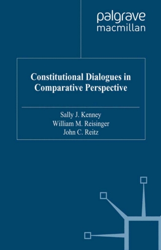 Imagen de portada: Constitutional Dialogues in Comparative Perspective 9780333736906