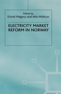 Cover image: Electricity Market Reform in Norway 1st edition 9780333777725