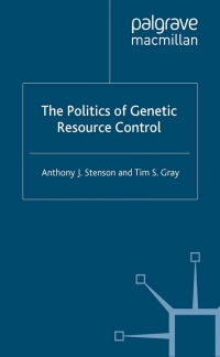 Imagen de portada: The Politics of Genetic Resource Control 9780333745021