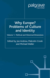 Cover image: Why Europe? Problems of Culture and Identity 1st edition 9780333724439