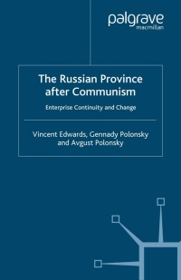 Cover image: The Russian Province After Communism 9780333734100