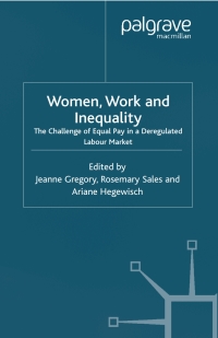 Imagen de portada: Women, Work and Inequality 1st edition 9780333721025