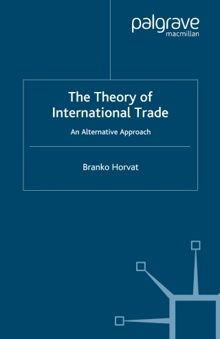 Cover image: The Theory of International Trade 9780333734094