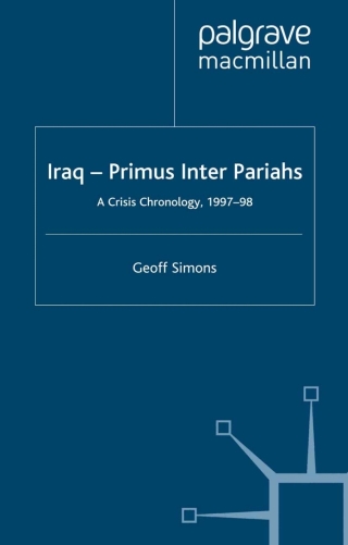 表紙画像: Iraq- Primus Inter Pariahs 9780333741146