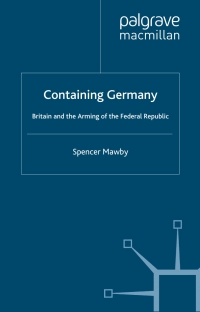 Cover image: Containing Germany 9780333735817