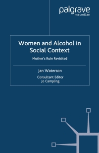 Titelbild: Women and Alcohol in Social Context 9780333665893
