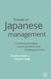 表紙画像: Trends in Japanese Management 9780333929704