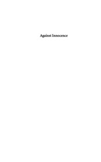 Cover image: Against Innocence 9780334041368