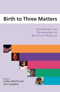 صورة الغلاف: Birth to Three Matters 1st edition 9780335215409