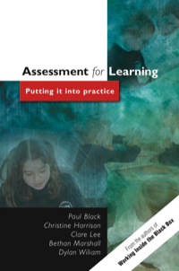 Imagen de portada: Assessment for Learning 1st edition 9780335212972