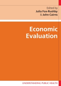 Cover image: Economic Evaluation 1st edition 9780335218479