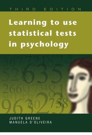 Cover image: Learning to Use Statistical Skills in Psychology 3rd edition 9780335216802