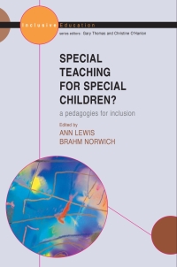 صورة الغلاف: Special Teaching for Special Children 1st edition 9780335214051
