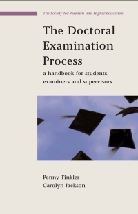 Imagen de portada: The Doctoral Examination Process 1st edition 9780335213054