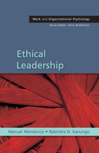 Imagen de portada: Ethical Leadership 1st edition 9780335216994