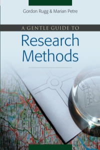 Imagen de portada: A Gentle Guide to Research Methods 1st edition 9780335219278