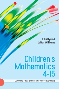 Cover image: Children's Mathematics 4-15: Learning from Errors and Misconceptions 1st edition 9780335220427