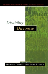 Imagen de portada: Disability Discourse 1st edition 9780335202225