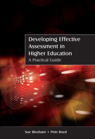 Cover image: Developing Effective Assessment in Higher Education: A Practical Guide 1st edition 9780335221073