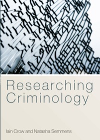 Cover image: Researching Criminology 1st edition 9780335221400