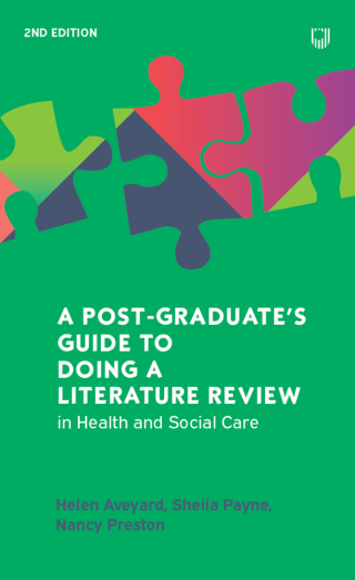 Imagen de portada: A Postgraduate's Guide to Doing a Literature Review in Health and Social Care 2nd edition 9780335249916