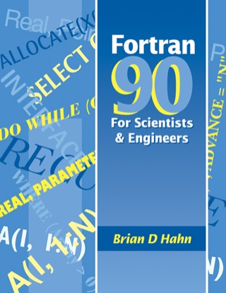 Cover image: FORTRAN 90 for Scientists and Engineers 9780340600344