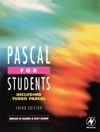 Omslagafbeelding: Pascal for Students (including Turbo Pascal) 3rd edition 9780340645888