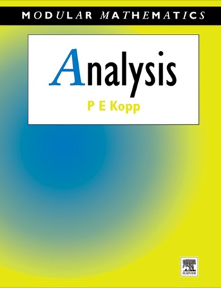 Cover image: Analysis 9780340645963