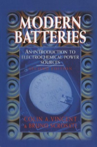 Cover image: Modern Batteries 2nd Edition 2nd edition 9780340662786